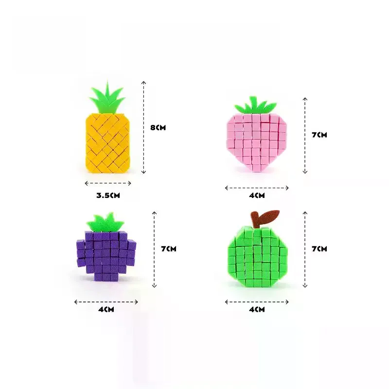 Flexible 3D Printed Fidget Fruit Worm Toy 1Pcs Stress Relief Kids Anxiety Adult Office Classroom Gadgets