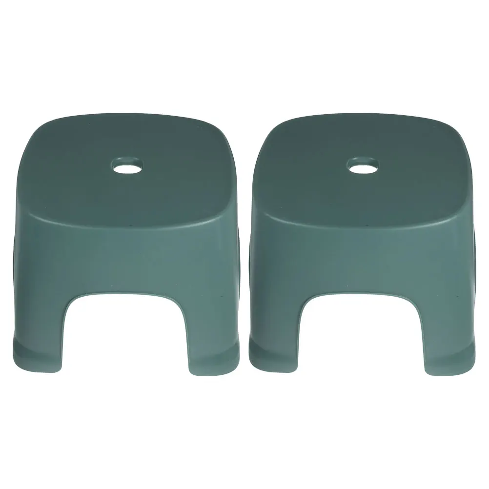 

2 Pcs Changing Stool for Shoes Bathroom Foot Stepping Kids Adults Plastic Toilet Fold Child Lightweight PVC Easy Clean Stable