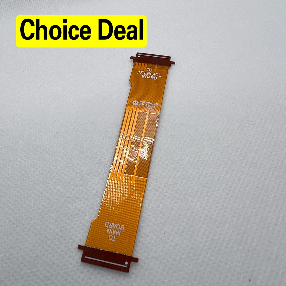 

10X to Interface Board Ribbon Flex Cable for MOTOROLA DP4401e DP4800e DP4801e XPR7550e DGP8550e DGP5050e etc Walkie Talkie