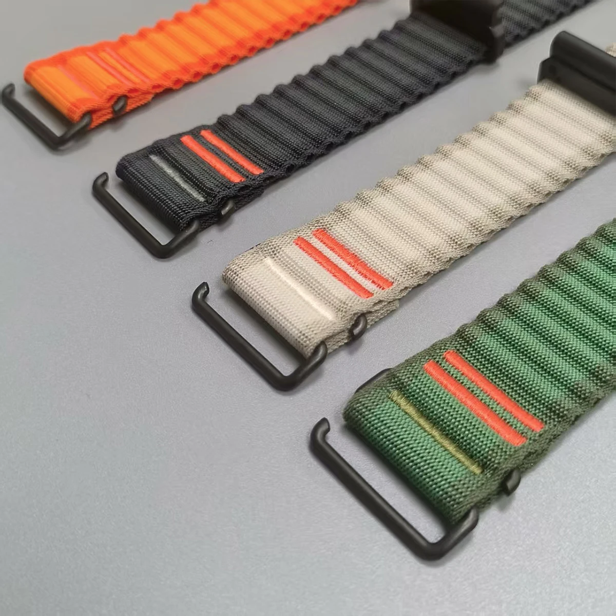 QuickFit 26mm 22mm Nylon Loop Strap For Garmin Fenix 8pro 51mm 47mm Sport Band For Fenix E 7 7X 6 6X 5X/Epix/Instinct 3 Bracelet