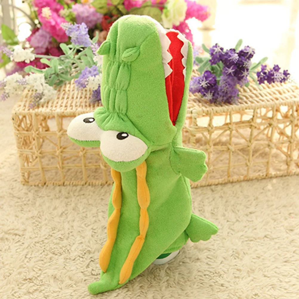 

Hand Puppet PP Cotton Safe for Kids Tender for Storytelling and Role-Playing Alligator Hand Puppet