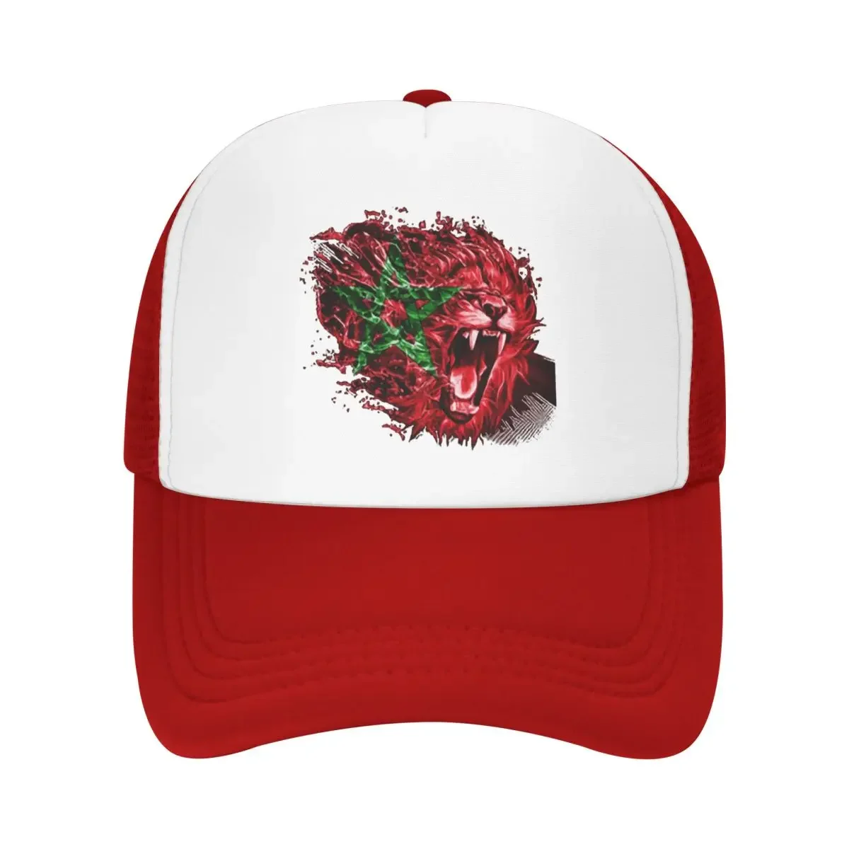 Casquette de baseball personnalisée drapeau marocain marocain Lion pour hommes femmes chapeau de camionneur réglable personnalisé chapeaux de papa Snapback en plein air