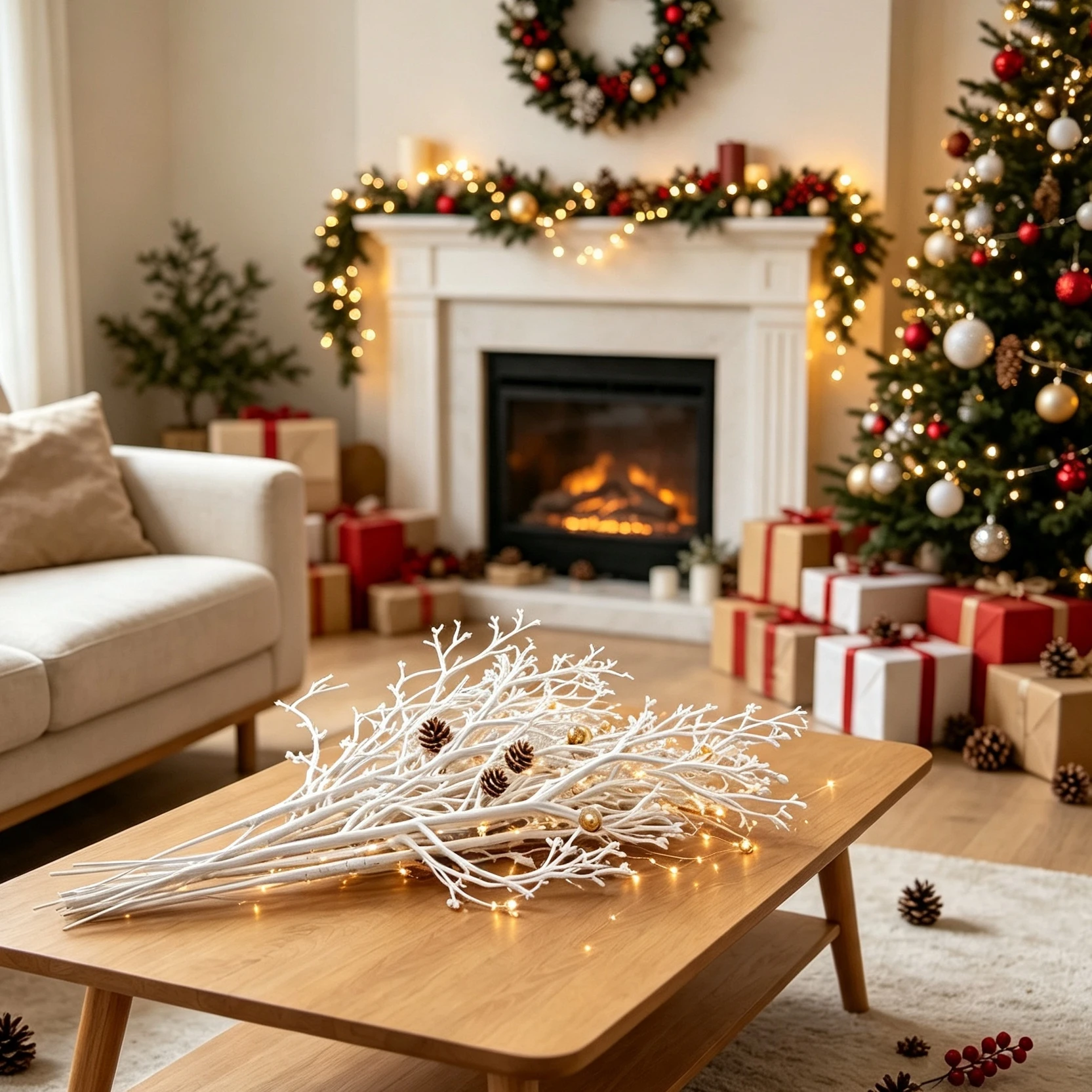 1/5pcs Artificial Plant Vases Home Table Christmas Tree Decoration Flower Scrapbooking Wedding Bridal Accessories Clearance Prop