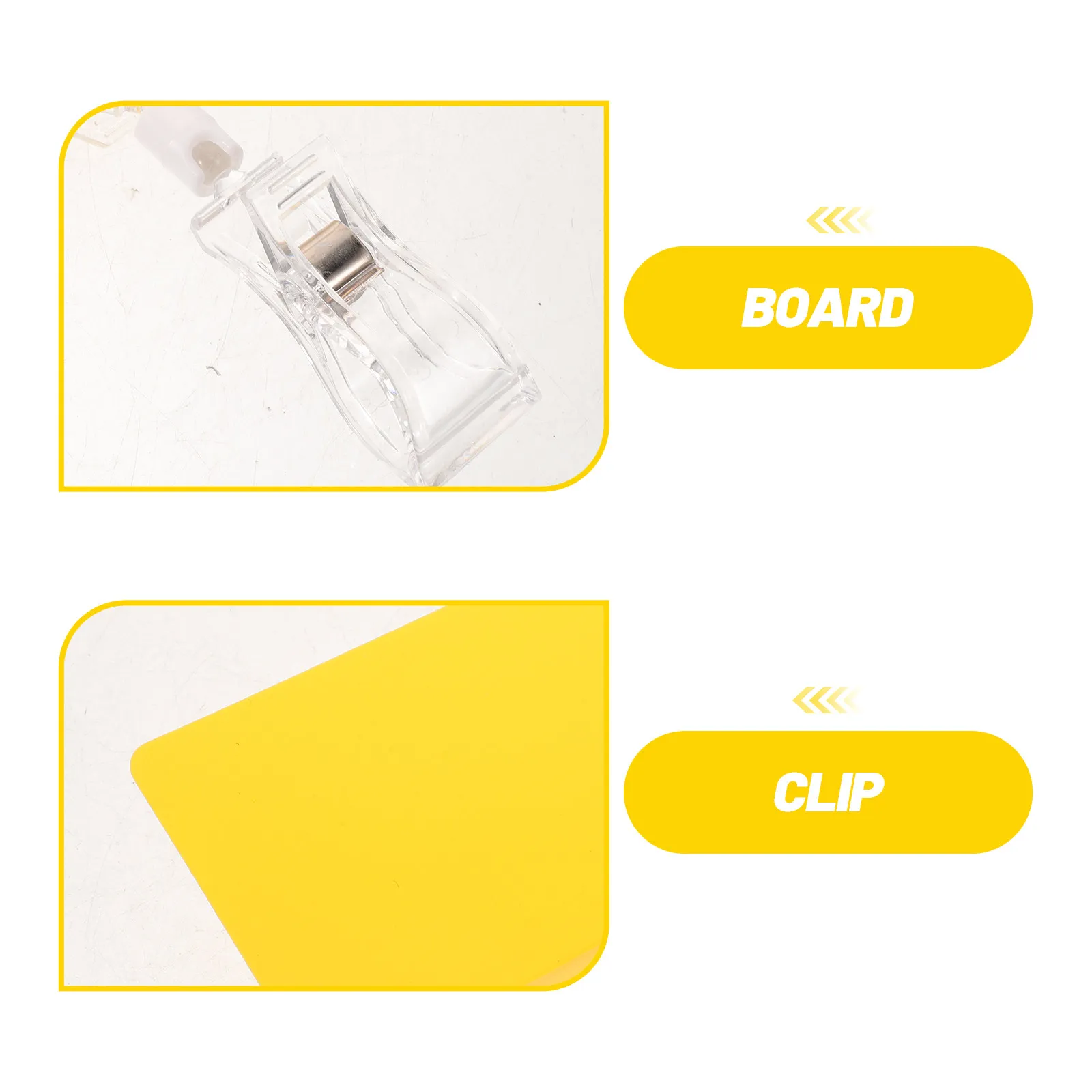 10Pcs Pop Adjustable Plastic Sign Holder Clip Double Sided Rotating Price Tag Holders Clips for Store Display Supermarket