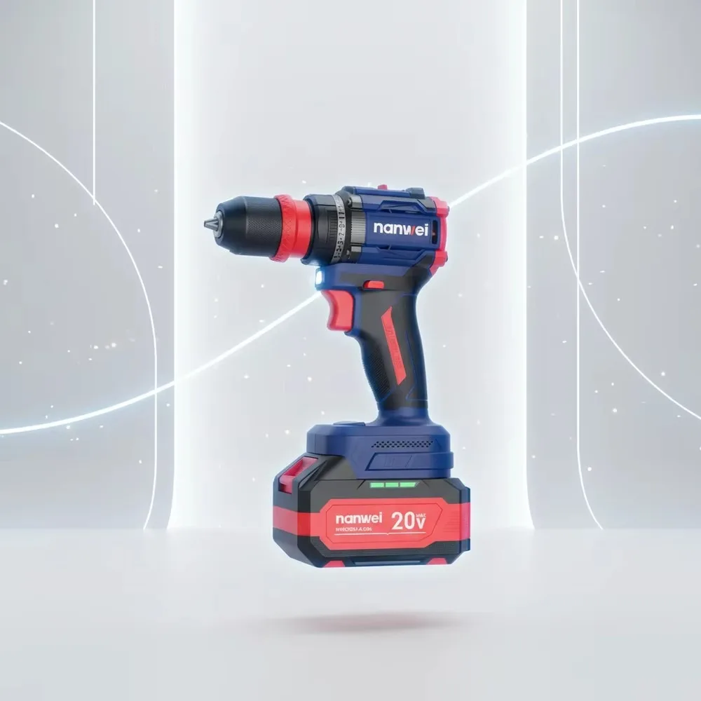 Cordless Drill Screwdriver Kit Brushless Variable Speed Multi-Head Right Angle Offset Attachment OEM Customizable