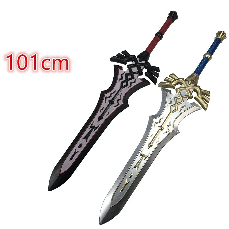 Game Link Sky Shield and Sky Sword Cosplay 1:1 PU Props Cos Close Guard Sword Halloween Weapon Stage props toys 100cm