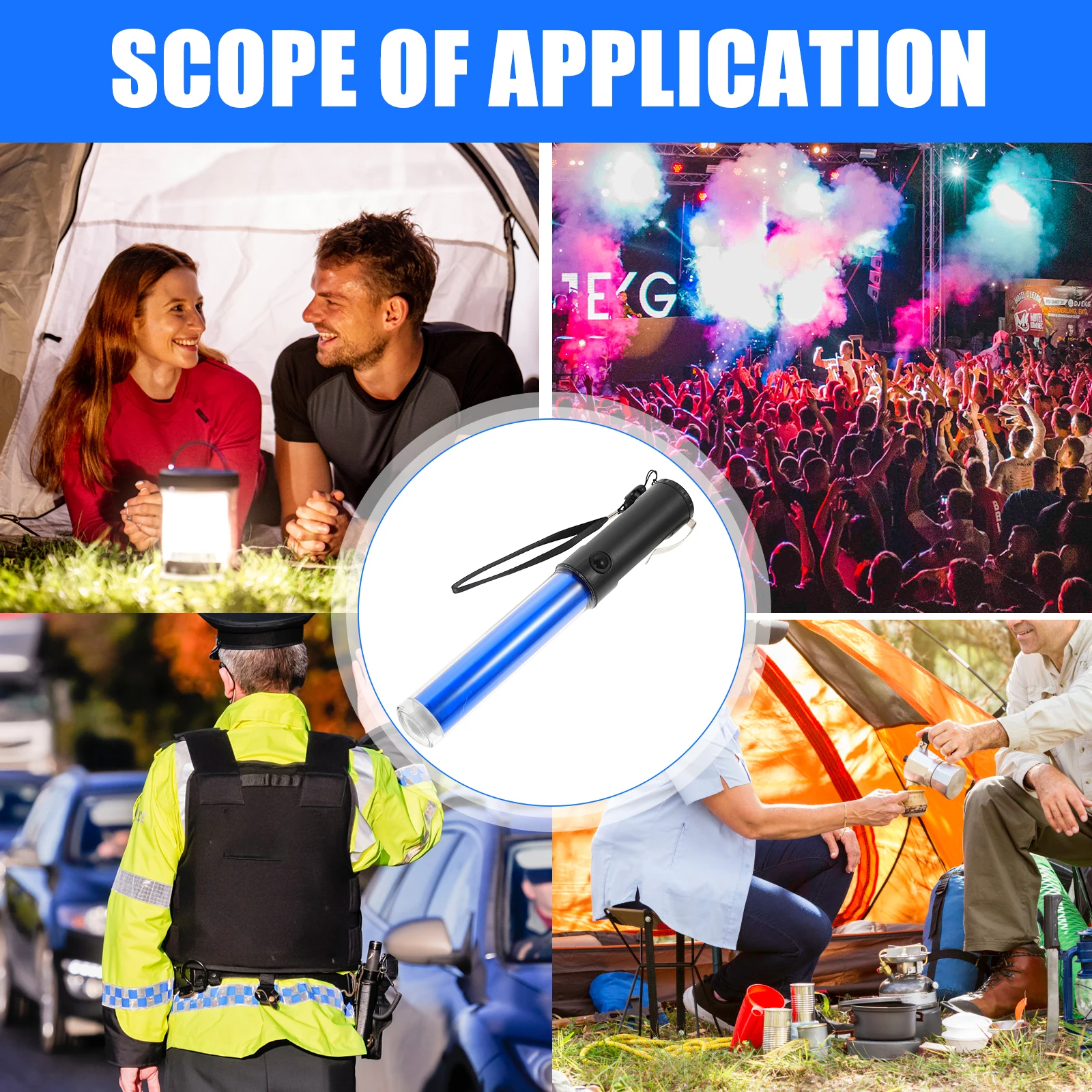 

Light Stick Glow Decorative Cheering Sticks Wand Come Reusable Party Child