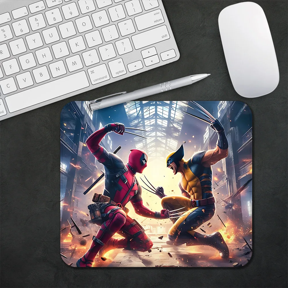 Movie Deadpool and Wolverine Gaming Mouse Pad XS Small Mousepad For PC Gamer Desktop Decoration Office Mouse Mat Deskmat Rug