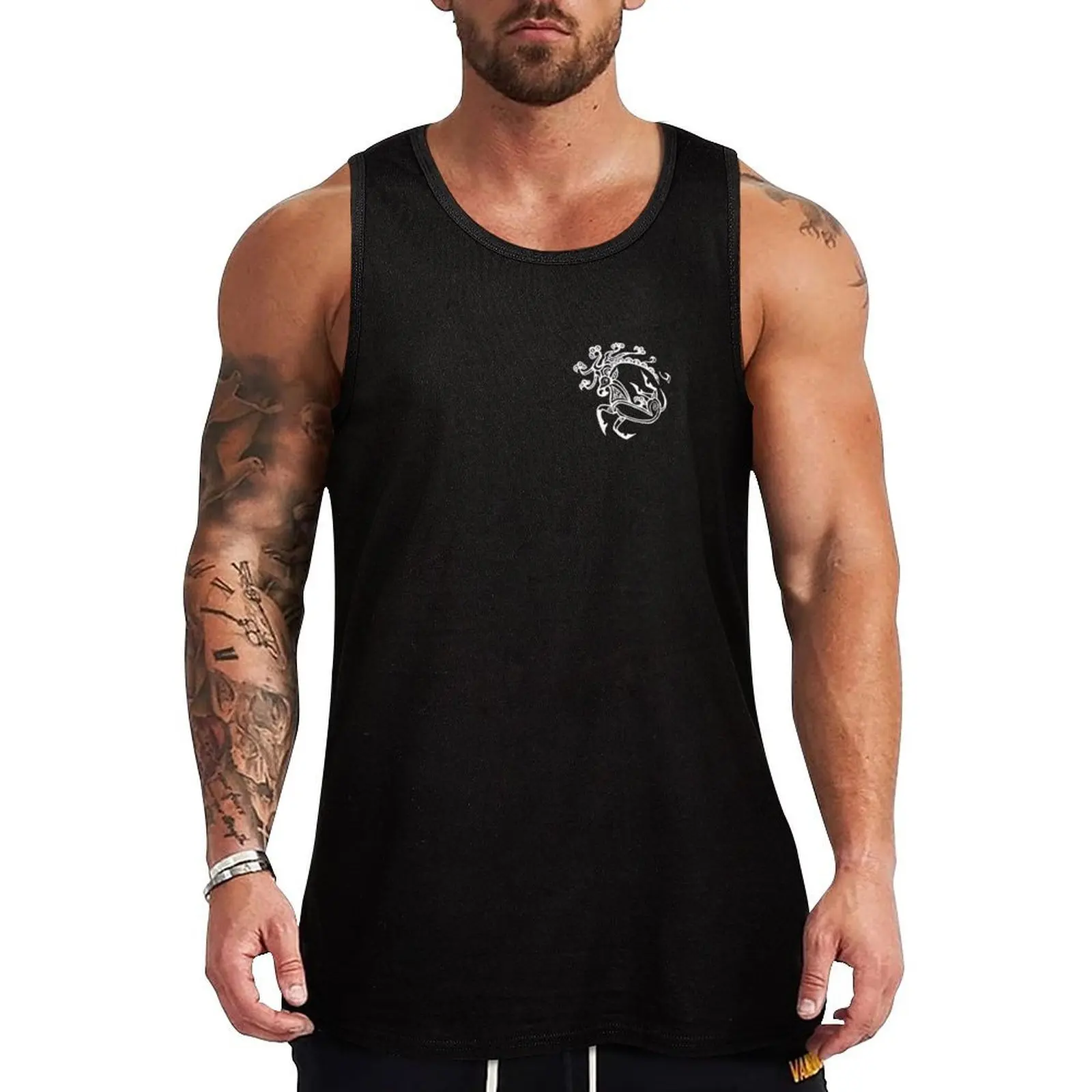 

SCYTHIAN DEER TATTOO II Tank Top gym men gym top men clothes
