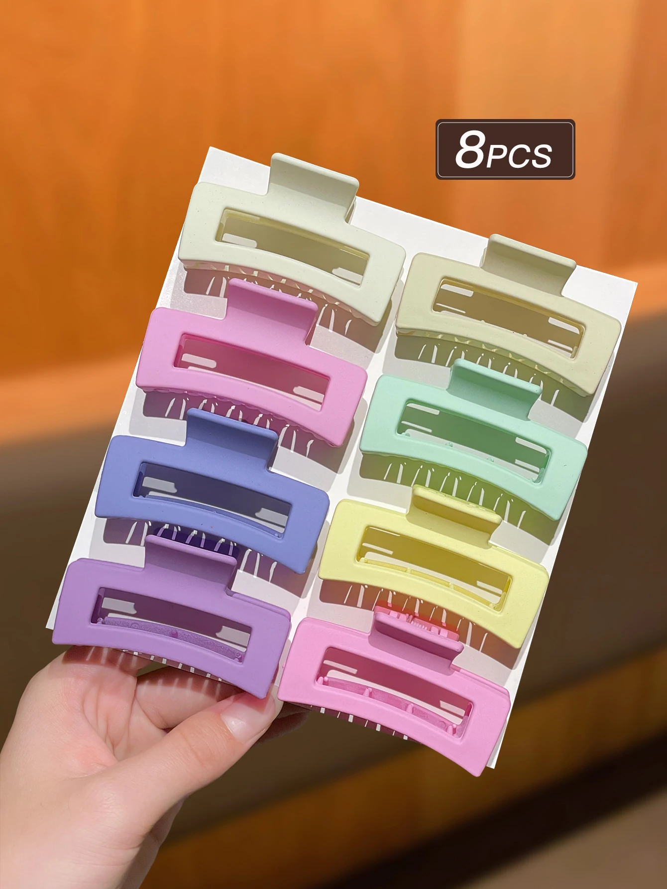 8 قطع من مشابك الشعر اللطيفة والمقابض للنساء للاستخدام اليومي وإكسسوارات الشعر للسيدات توصية بالهدايا