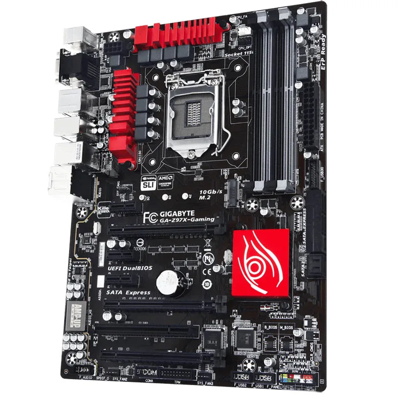 Imagem -03 - Gigabyte-placa-mãe Desktop £ Lga 1150 Ddr3 Usb 2.0 Usb 3.0 32gb Z97