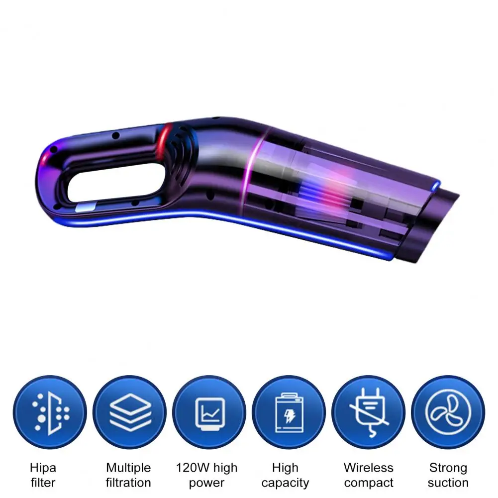 Pet Hair Remover Tool Powerful 15000pa Wireless Handheld Vacuum Cleaner for Wet/dry Rechargeable Dust Remover with for Home