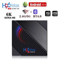 H96 MAX H616 Smart TV Box Dual Wifi 2.4G&5G Quad Core Ram4GB Rom 64GB 6K Set Top Box Media Player