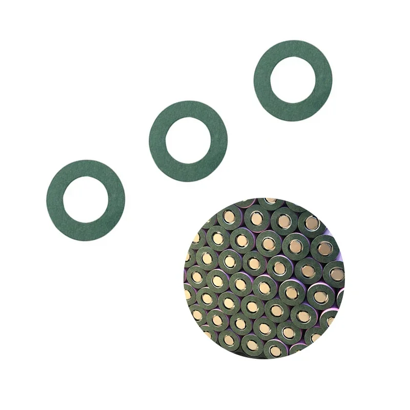 100pcs 18650 Li Battery Insulation Gasket Adhesive Paper Lithium Pack Cell Glue Electrode Insulated Pads