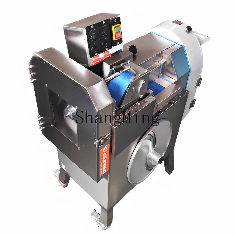 

ZYY Automatic Double Head Vegetable Cutting Machine Commercial Shredding Sliced Ding Section Canteen Vegetable Cutting Machine