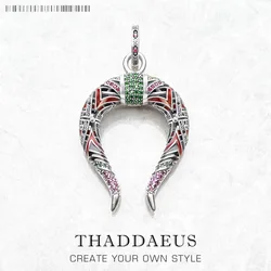 Pendant Chinese Dragon Horns Fashion Jewelry Europe Style 925 Sterling Silver Accessories Gift For Women & Men