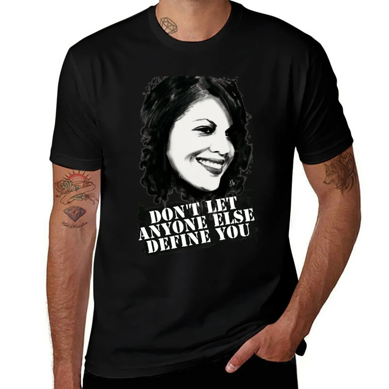 Sara Ramirez - Don't let anyone else define you T-Shirt Dry Fit Athletic Short Sleeve Shirt T-Shirt
