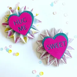 KSCRAFT Conversation Hearts Metal Cutting Dies Stencils for DIY Scrapbooking Decorative Embossing DIY Paper Cards