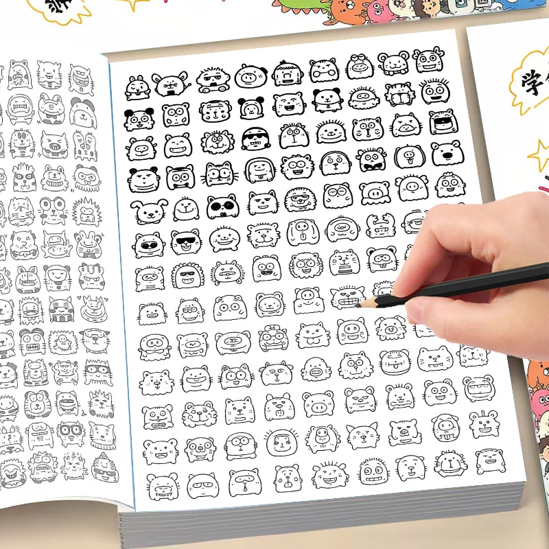Adult Coloring Book with Complex Monster Graffiti Patterns - Suitable for Art and Painting Practice,Various Mini Monster Designs