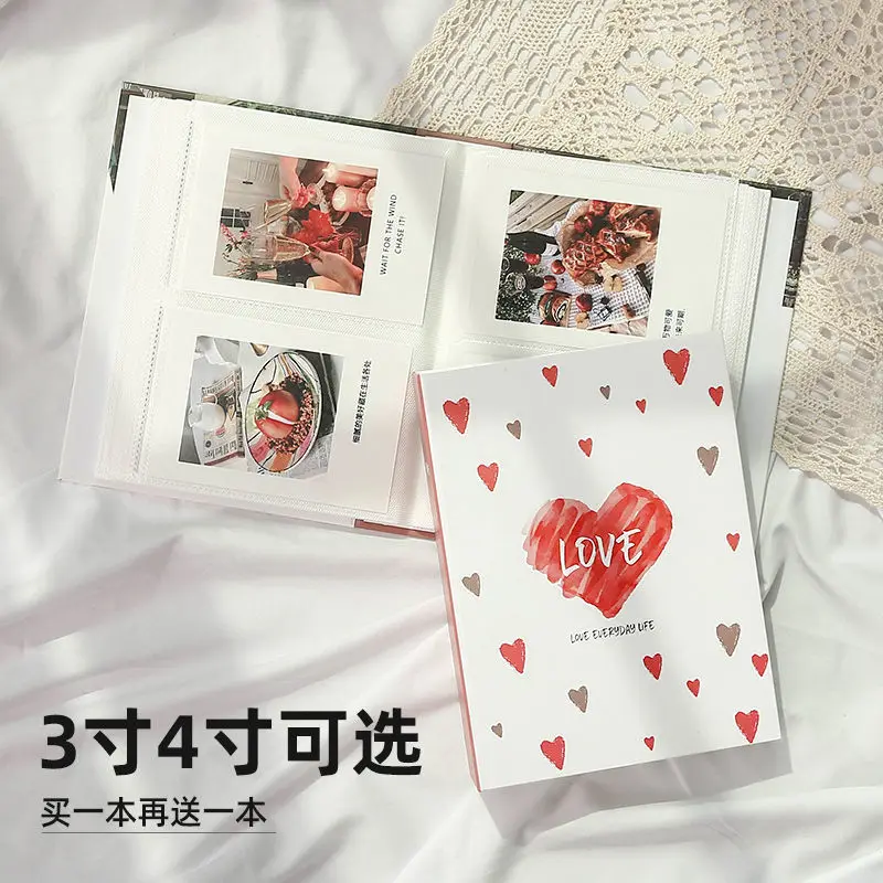 INS Polaroid Photo Album 3-inch 4-inch Star Chasing Card Album Commemorative Album Insert Large Capacity Family Album Gift