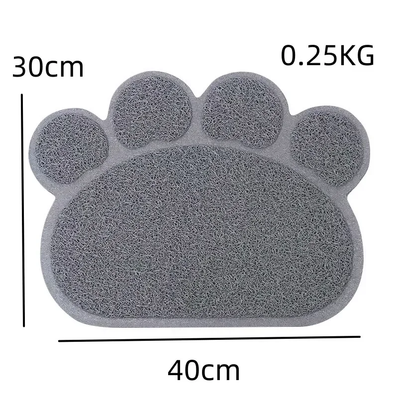 30*40cm PVC ground claw cat foot mat Rectangular cat litter mat Cat and dog friction foot mat Sleeping mat non-slip and waterpro