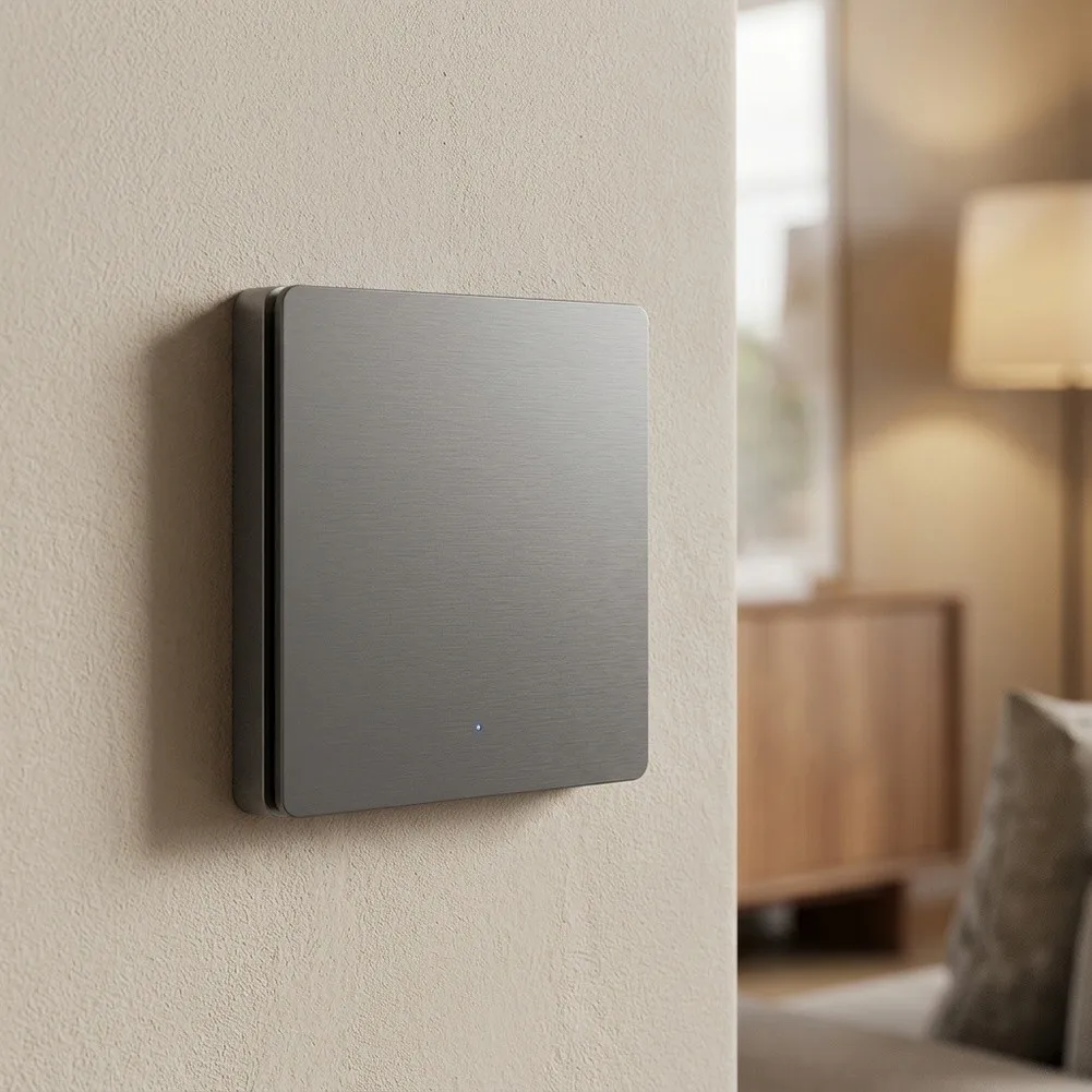 For Tuya For ZigBee 3.0 1-Gang for Wall Switch For Smart for Life App Integration Voice Control Support and Remote AC 100-240V