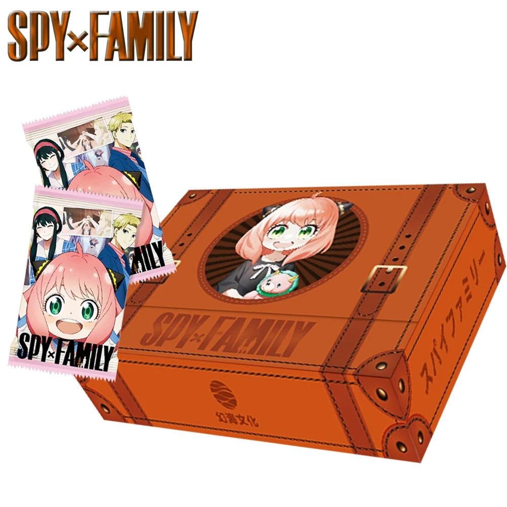 SPY×FAMILY Japanese Anime Card Rare Edition Collection Card Games With Postcards Message Photo for Children Birthday Toys Gifts