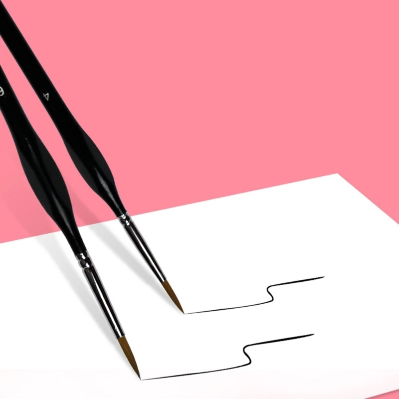 Set pennelli precisione E9LB Pennelli per dettagli per lavori dettaglio e pittura artistica