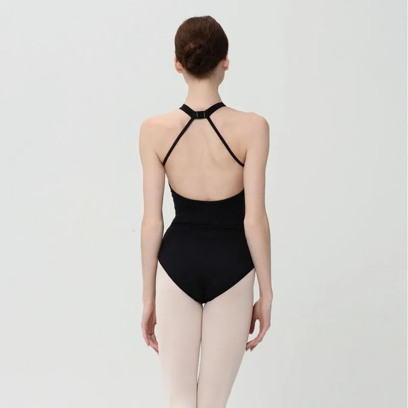 Ballet Leotard For Women\'s Sexy Dance Bodysuits Hanging Neck Gymnastics Leotard Adult Ballerina Stage Ballet Dancing Costumes