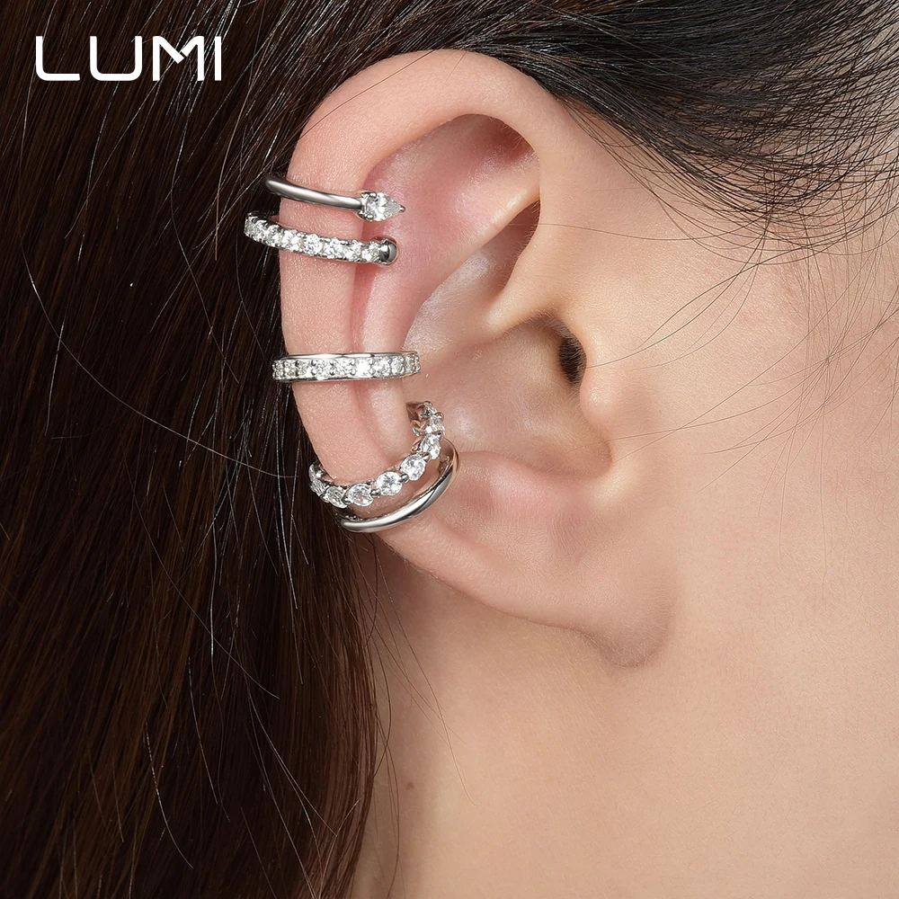 

Стильные серьги-гвоздики из серебра 925 пробы 0,1-036 карата с муассанитом, супер красивый обруч для ушей на годовщину свадьбы для подарка унисекс