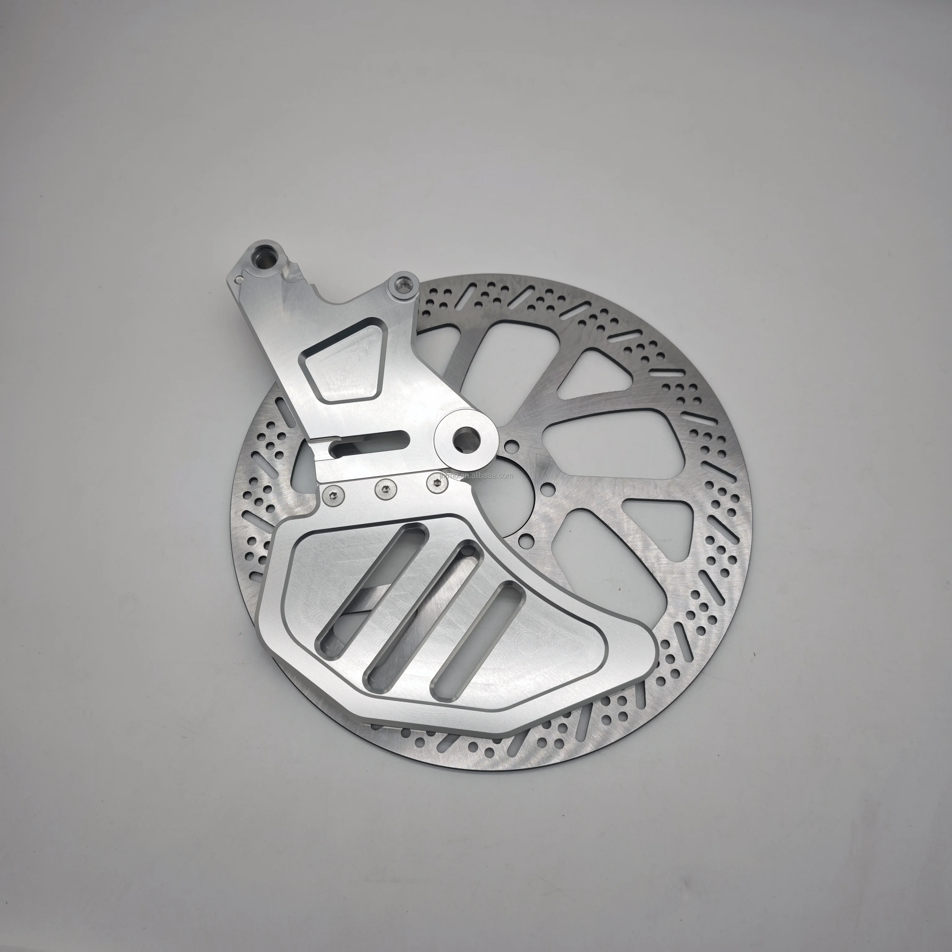CNC Part Strengthened Disc Brake 240-3.3 & Rear Caliper Bracket Motorcycle Accessories view 3