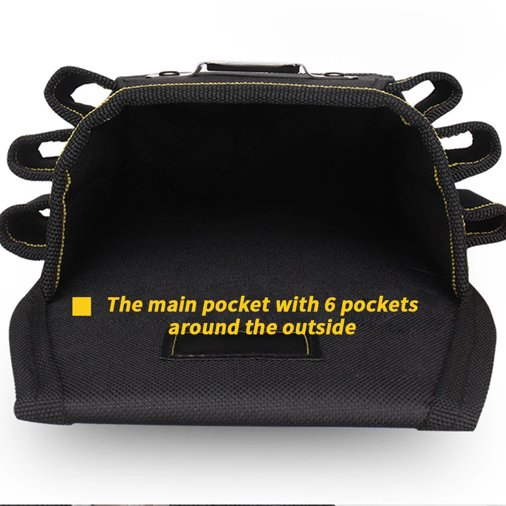 Tool Belt Pouch Adjustable Waist Belt Bag Carpenter Tool Belt With Multiple Pockets Handy Organizer Garden Tool Pouch