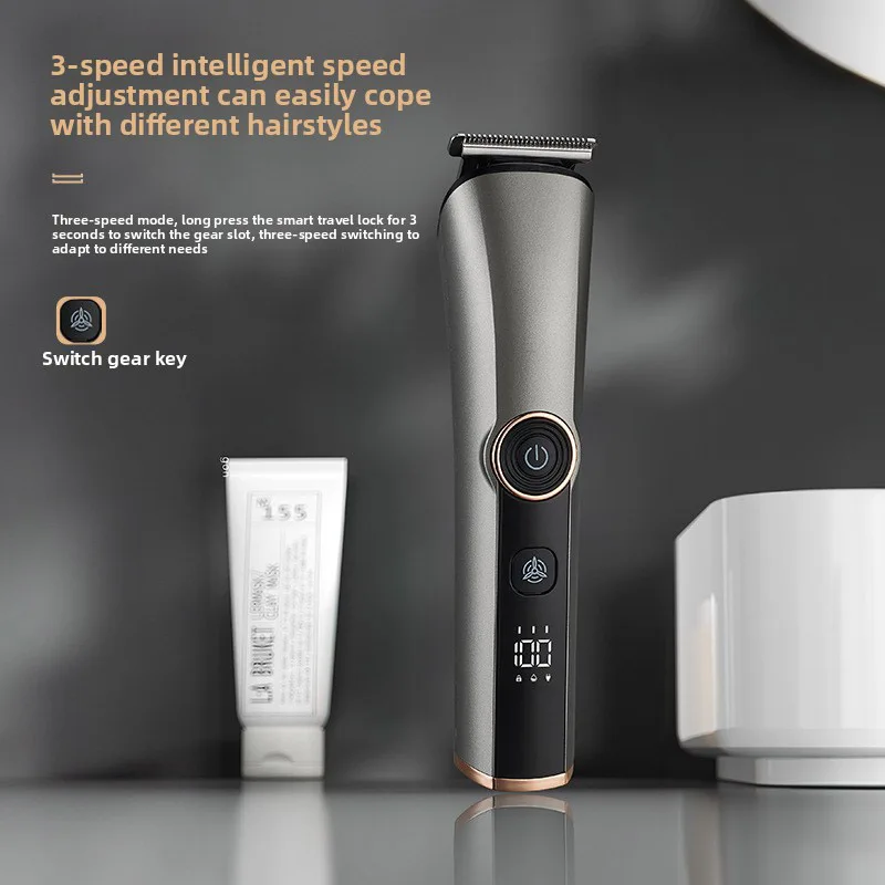 

Youpin 5 in 1 Professional Hair Clipper Kit, LCD Cordless Electric Hair Trimmer for Men Beard Nose, Home Barber Cutting Set