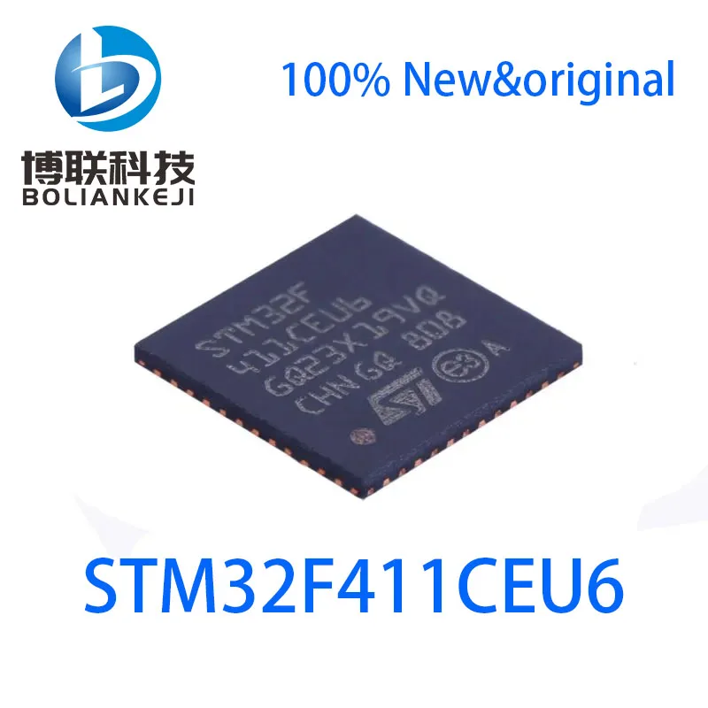 100% New&original STM32F411CEU6 UFQFPN-48(7x7) Microcontroller chip