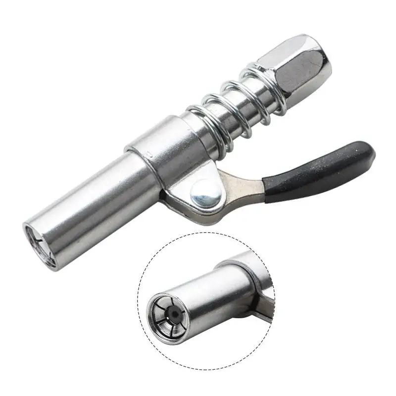 1 Set Injektor-Schmierölfett-Spender, Fettspender-Kupplung NPTI/8, Ölpumpe, Schnellverschluss-Fettdüse, Reparaturwerkzeug – Detail 3