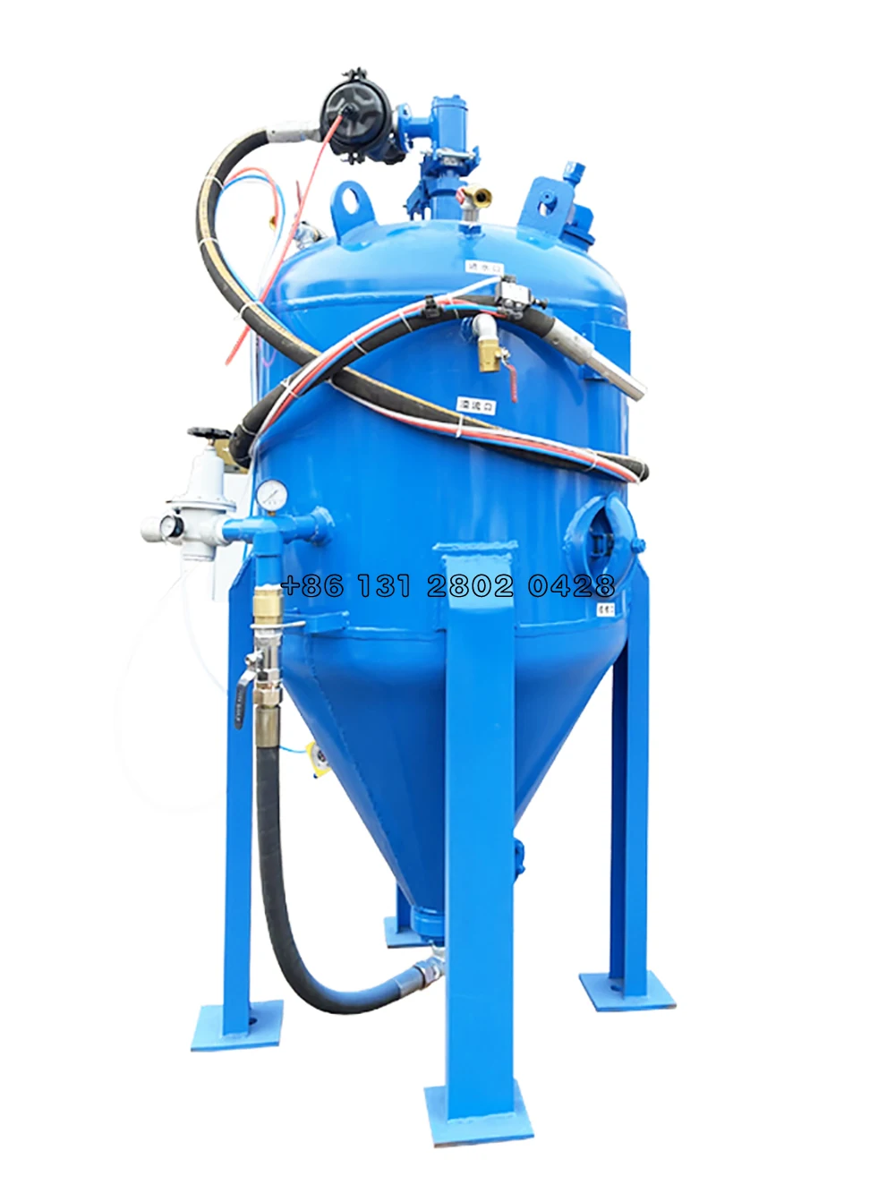 Environmentally friendly dust-free water sand mixing sandblasting machine