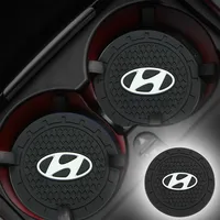 Car Water Bottle Holder Anti-slip Mat Silicone Interior Styling Accessories For Hyundai I20 I30 I35 Accent Kia Picanto Sportage