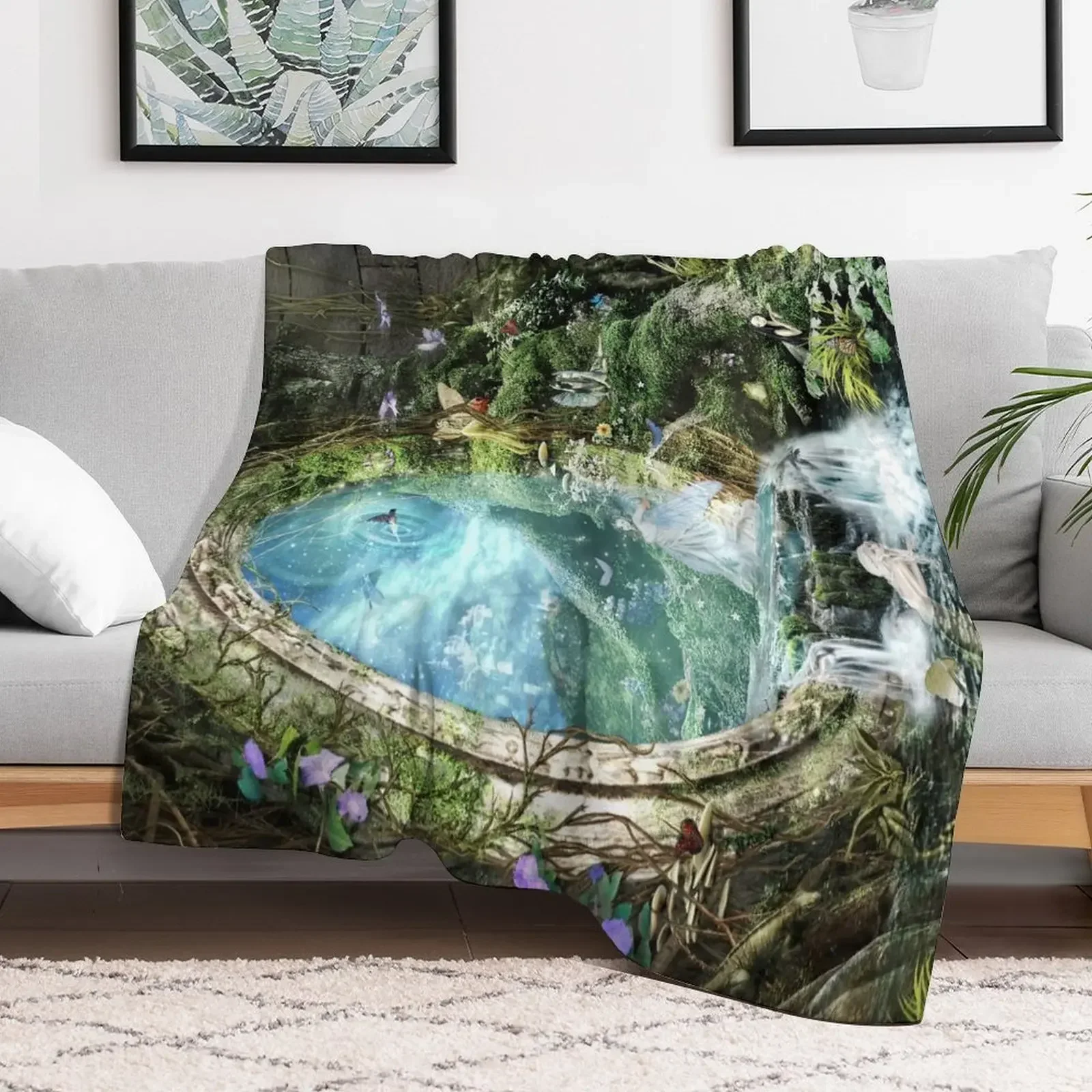 

The Swift of Spring Portal Throw Blanket Thins Multi-Purpose Soft Big Blankets