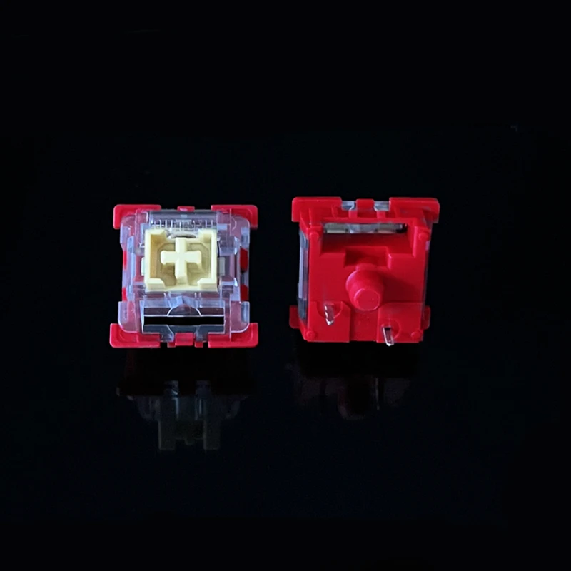 Outemu Silent Switch Mute Switches 3 Pin Peach Lemon Sliver Panda Crystal Dustproof Switch For Mechanical Keyboard