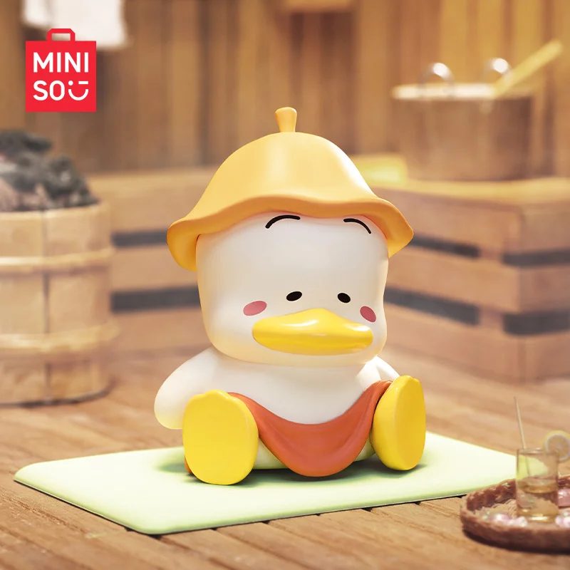 Miniso سانريو البخار ساونا سلسلة صندوق أعمى ألعاب الدمى سينامورول Pompompurin العصرية دمية فتاة هدية عيد ميلاد حلية صندوق غامض