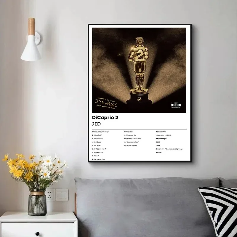 Playboi Carti Doja Cat J Cole Rapper ألبوم الموسيقى المشارك قماش اللوحة الحديثة صورة فريق غرفة المعيشة غرفة نوم الديكور جدار الفن