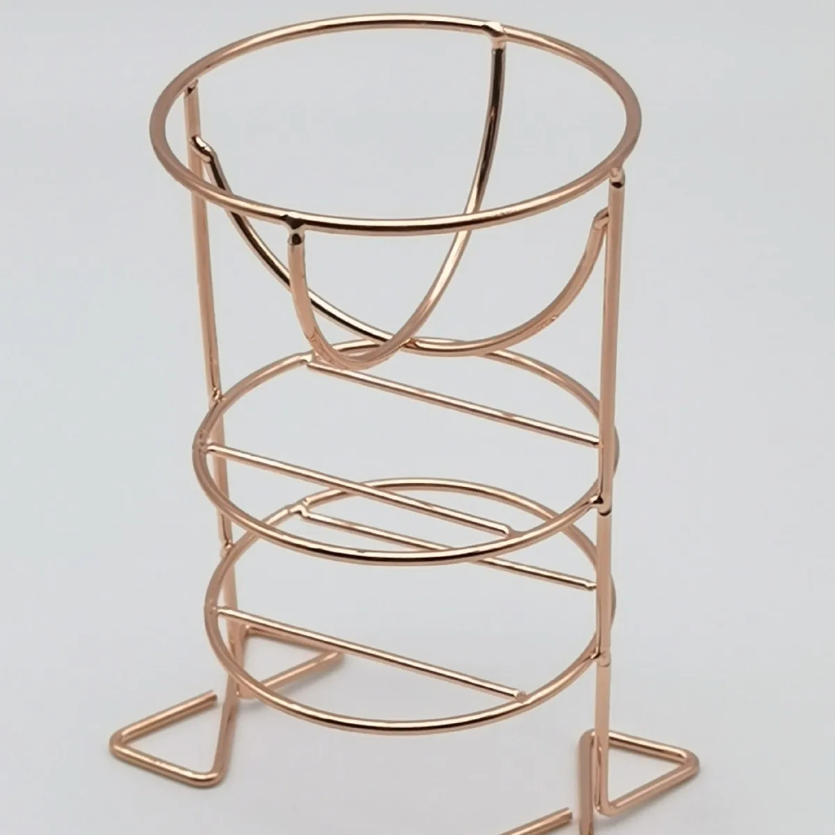 1 قطعة قوس معدني ماكياج نفخة رف حامل مستحضرات التجميل خلاط عرض موقف سبيكة تجفيف الطاقة يشكلون الإسفنج أدوات