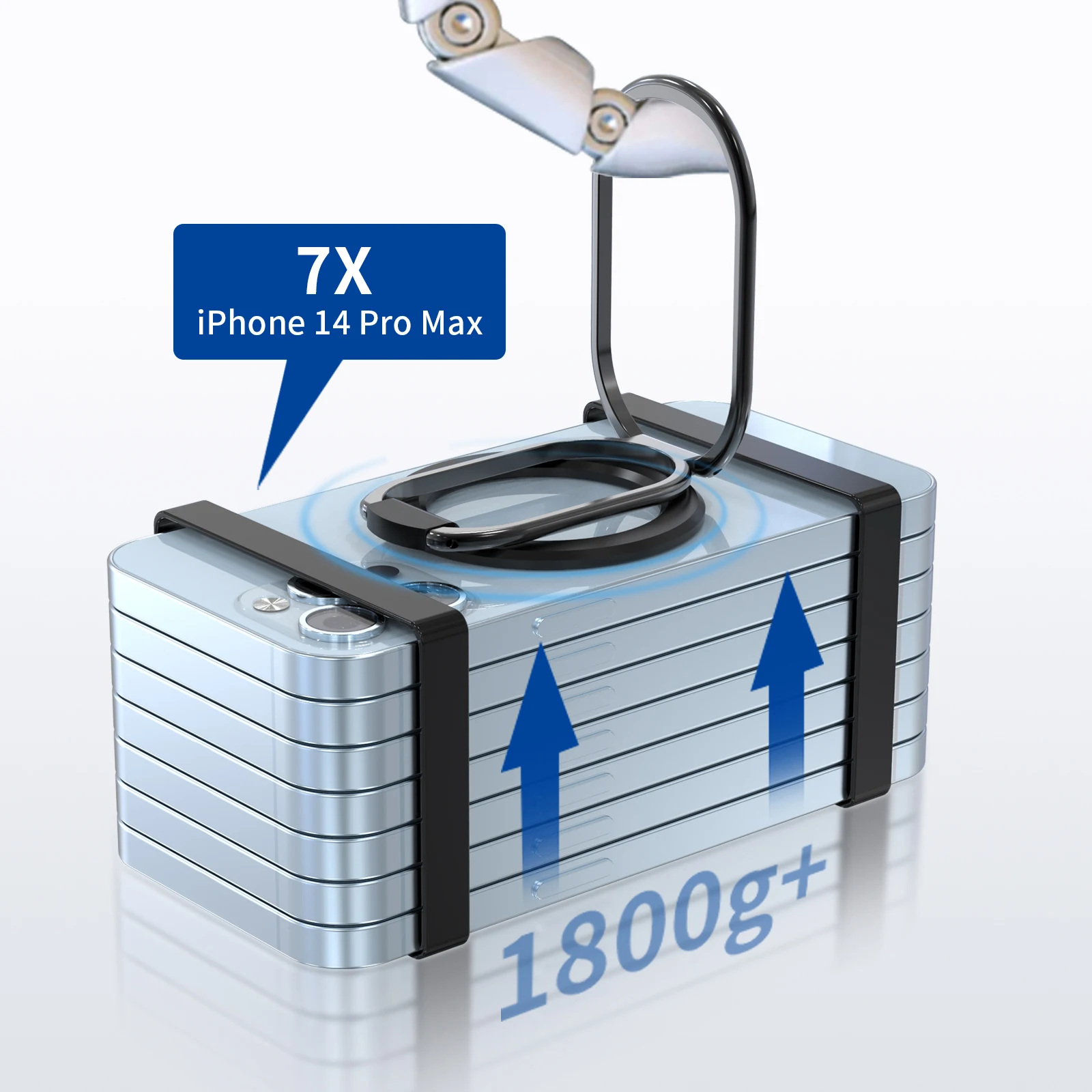 ที่วางโทรศัพท์แม่เหล็กสําหรับ Magsafe iPhone 16 15 สมาร์ทโฟนแบบพับได้ดูดเดสก์ท็อปขายึดสําหรับ HUAWEI Xiaomi Samsung