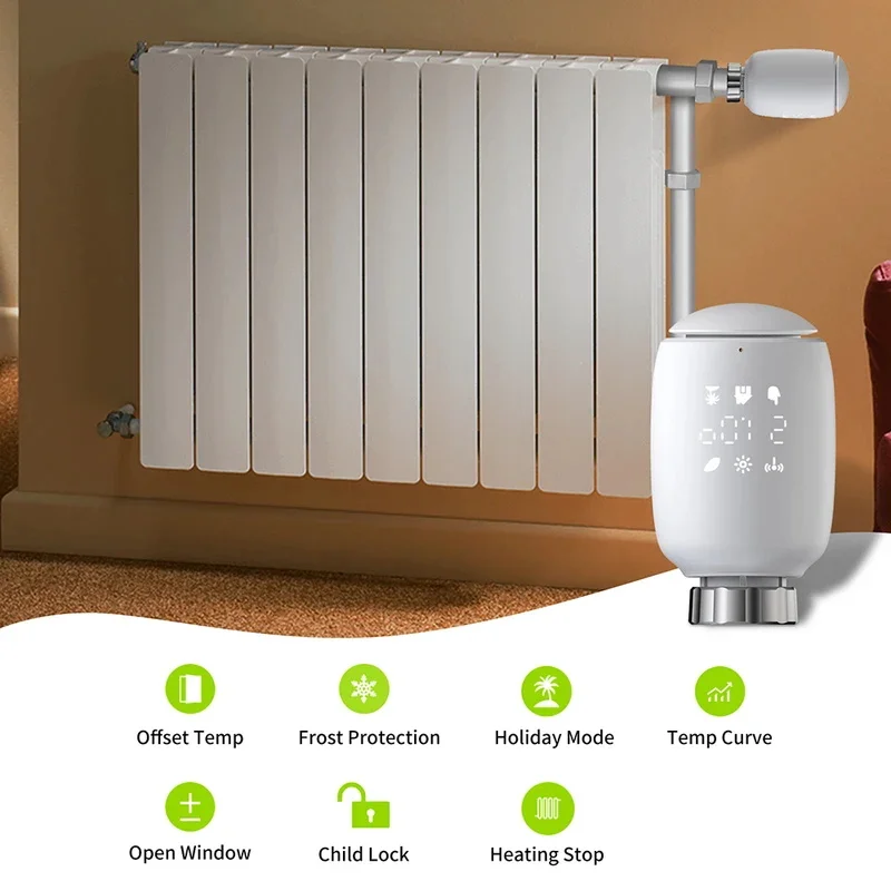 Рисунок 5 - Термостатический клапан радиатора Tuya Zigbee3.0