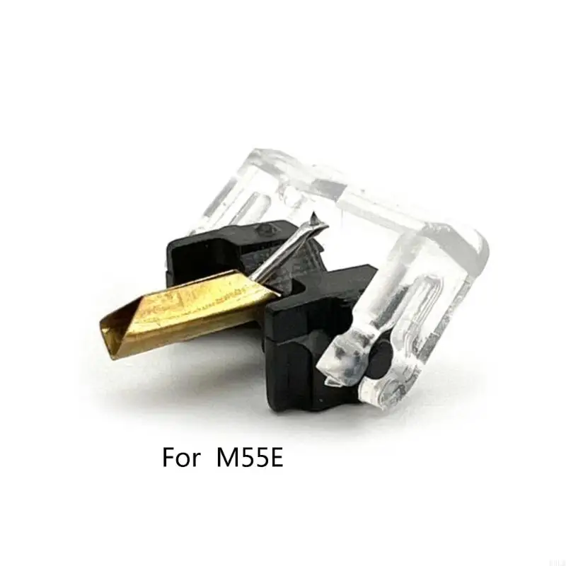 2025 เครื่องเล่นแผ่นเสียงใหม่การซ่อมแซมสไตลัสสไตลัสเปลี่ยนเข็มสำหรับ M44G M44-7 M55E N44-7 การควบคุมที่แม่นยำ