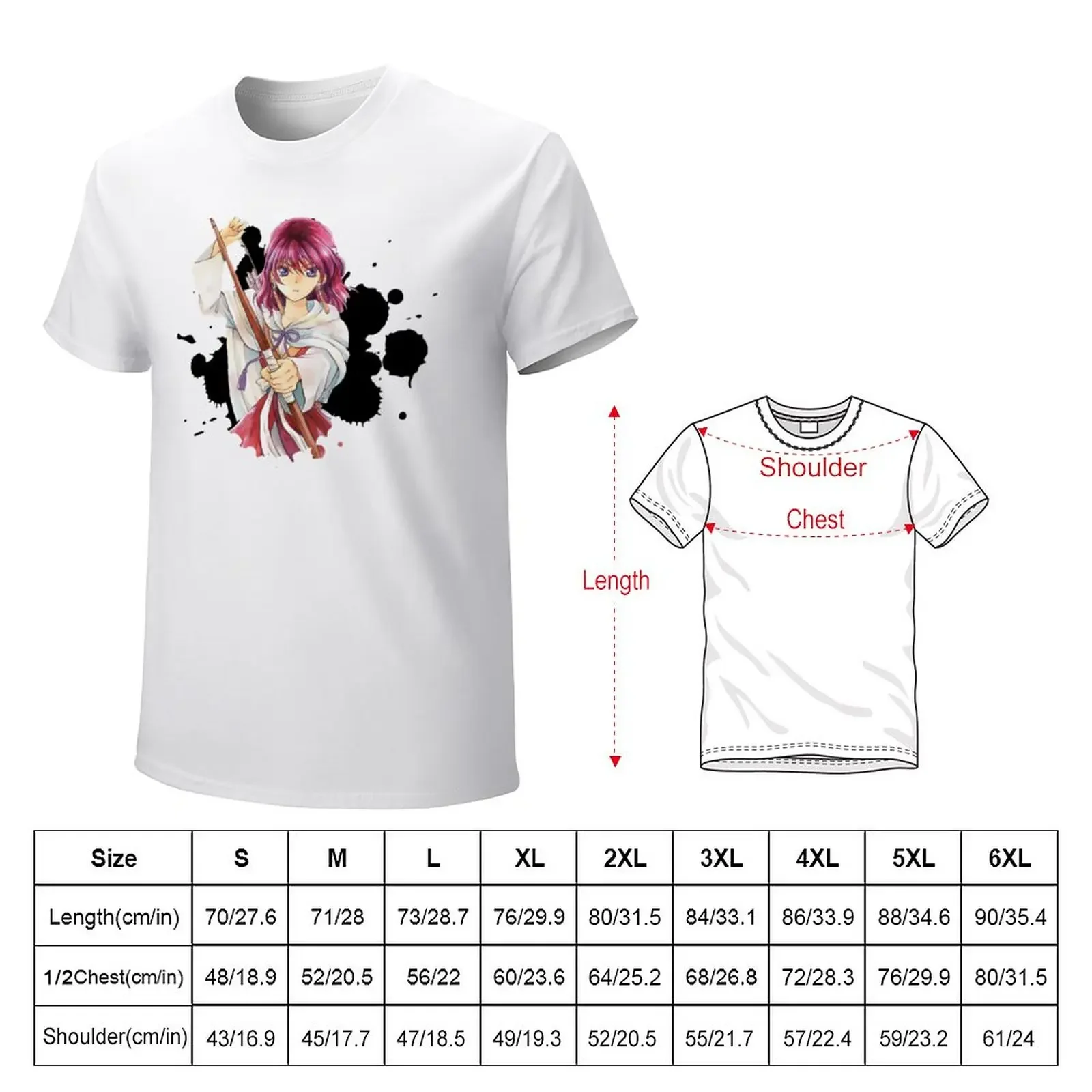 Yona of the Dawn Anime T-Shirt funnys boys animal print oversized t shirt men summer tops animal prinfor boys mens t shirts pack