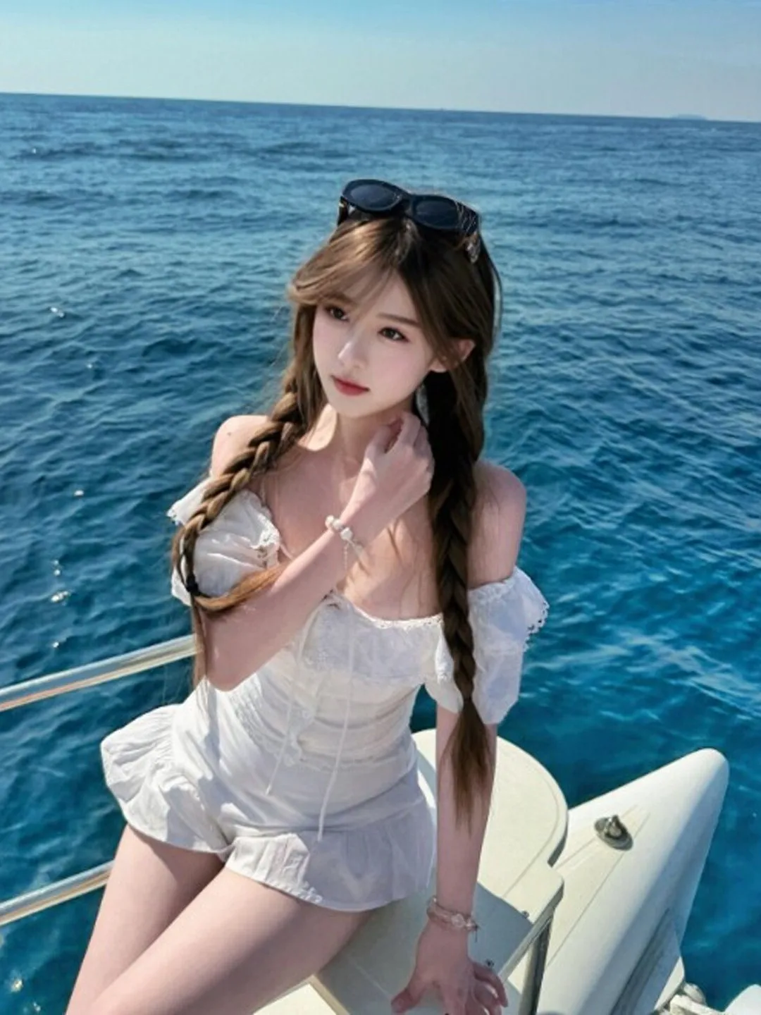 

Beach Vacation Style Slim Fit One Shoulder Shirt Summer 2026 Trendy Unique Small Top Short Sleeve Women's Casual Shirt