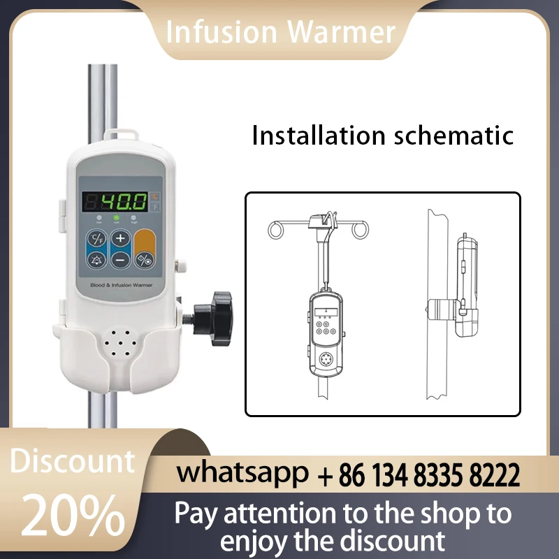 Human Vet Transfusion Heater Hospital Veterinary Thermostat Fluid Warming Portable Blood infusion Warmer