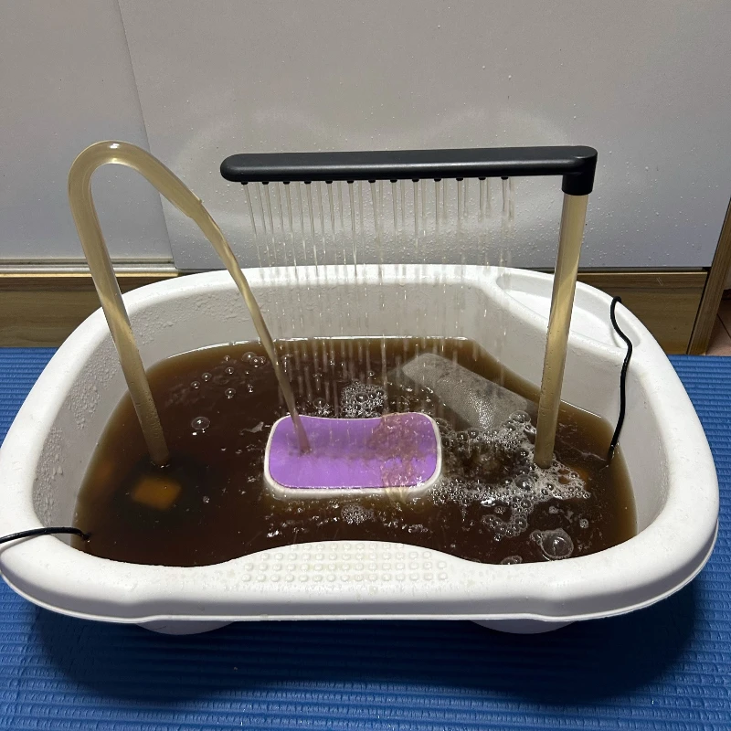 Hair traditional Chinese medicine bed rest water circulation child artifact bubble head basin lying flat type no bending small w
