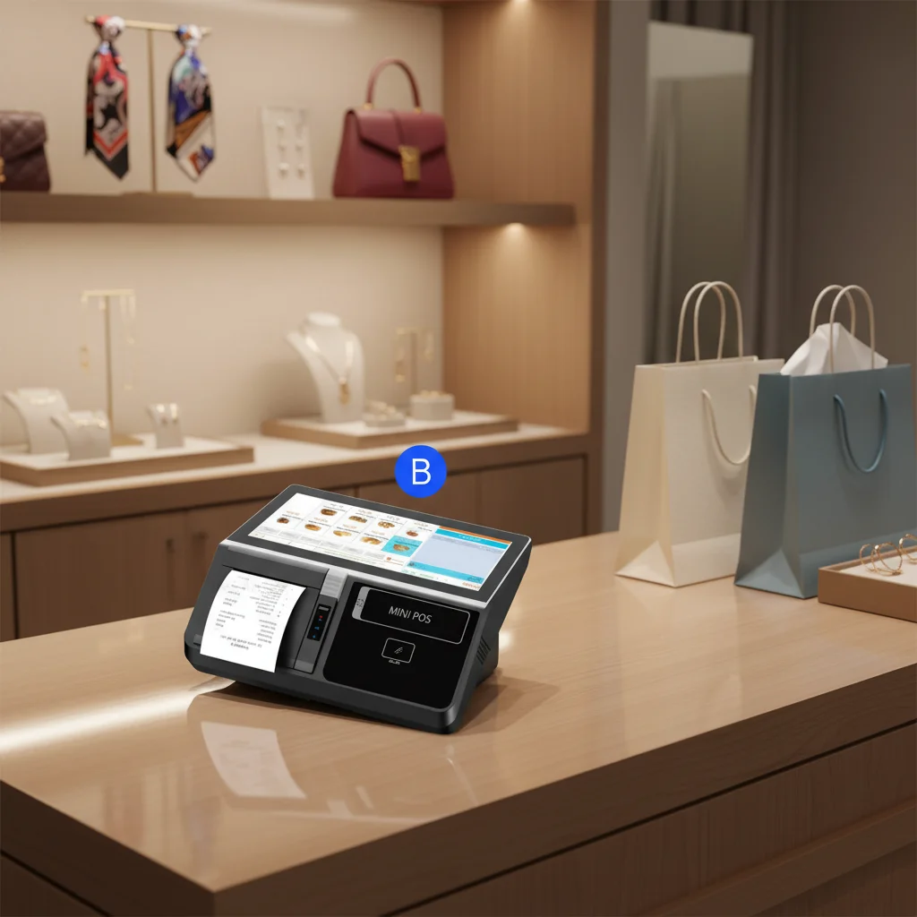 

ATV&UTV2g+32g POS Cash Register with QR Scanner